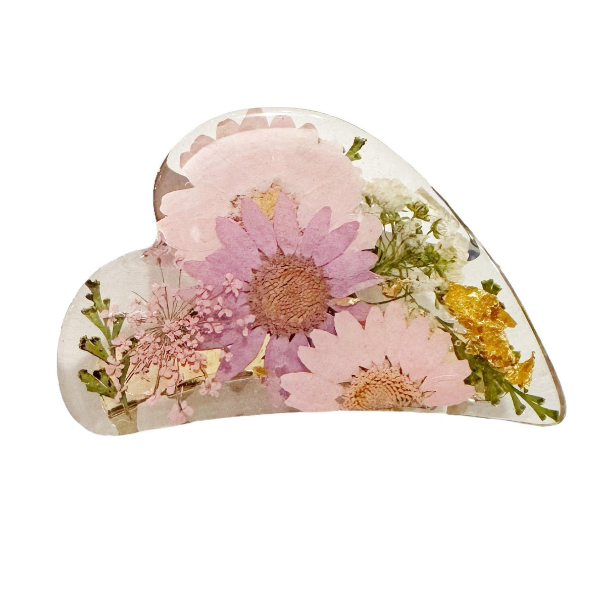 Dried Flower Resin Hair Clips - Gift & Gather