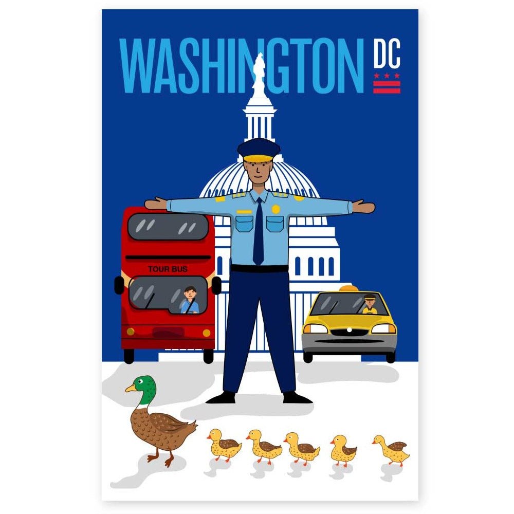 Poster - Ducklings At Capitol Hill - Gift & Gather