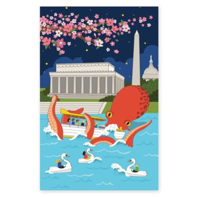 Poster - Giant Octopus - Gift & Gather