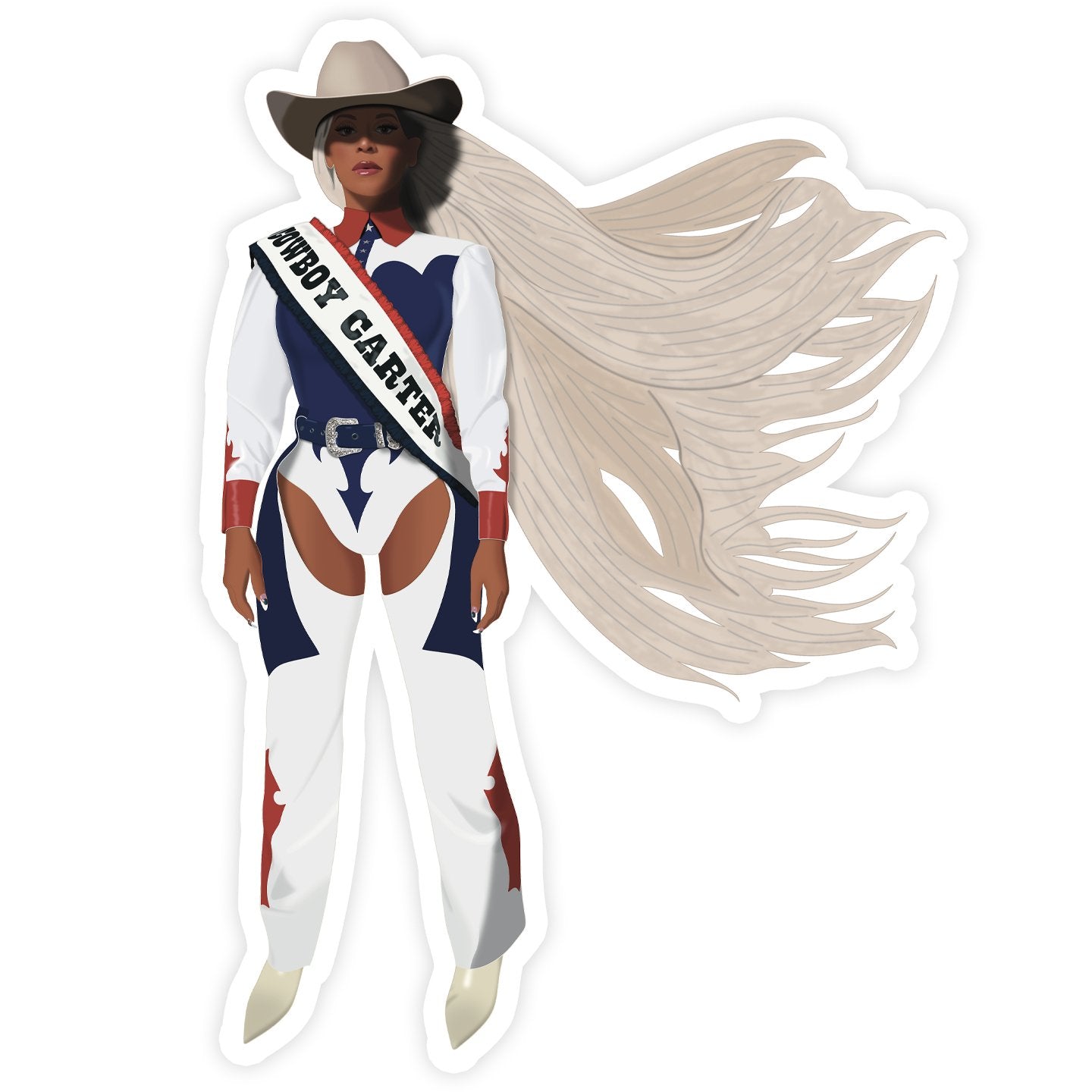 Sticker - Beyoncé Cowboy Carter - Gift & Gather