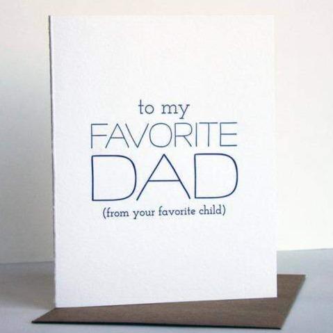 Card - Favorite Dad - Gift & Gather
