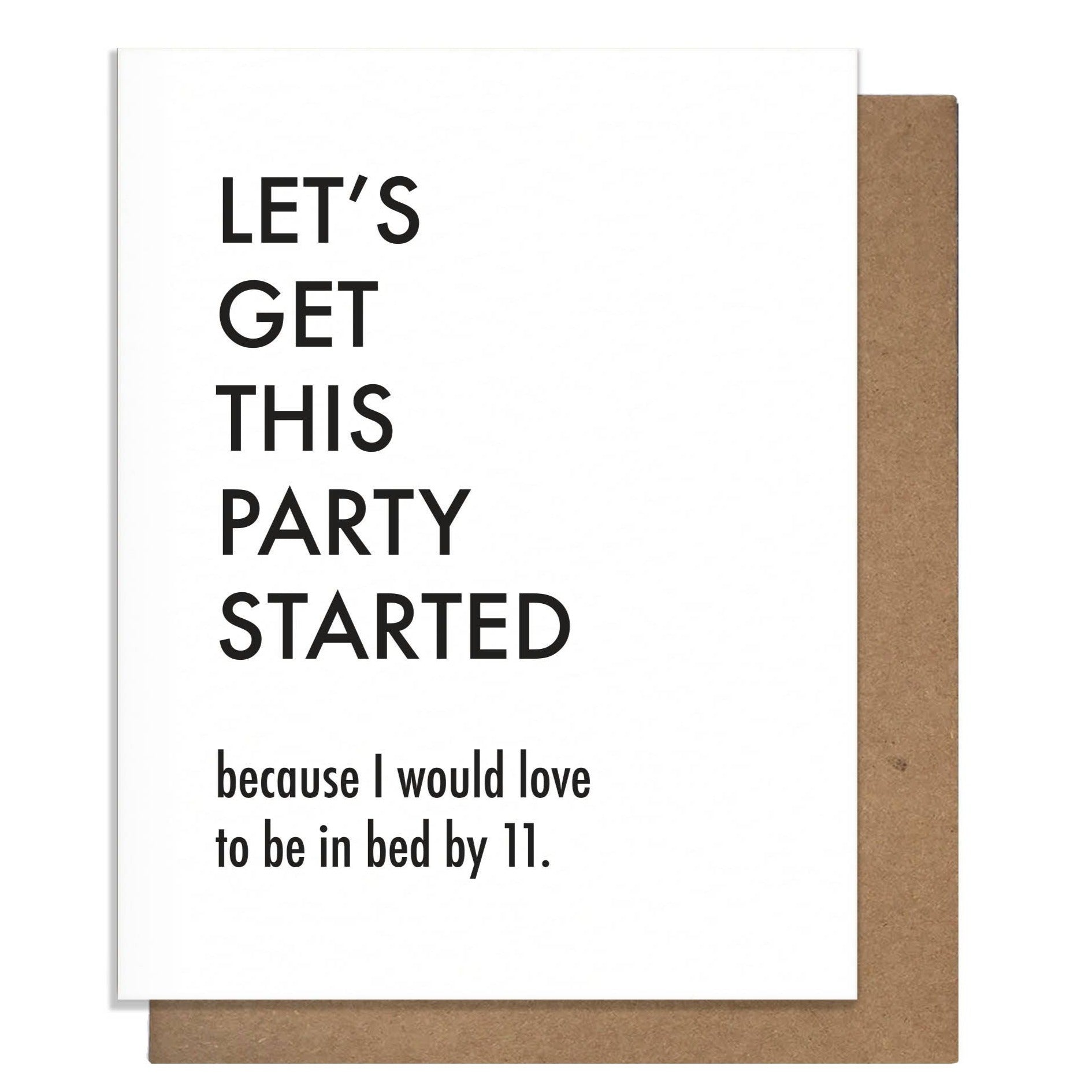 Card - Party Started - Gift & Gather