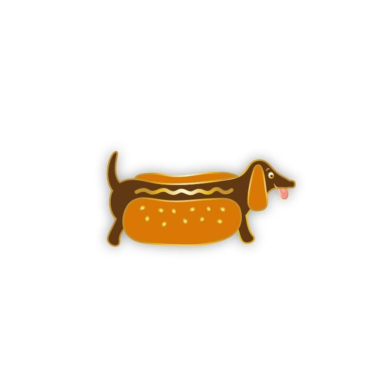 Enamel Pin - Hot Dog - Gift & Gather