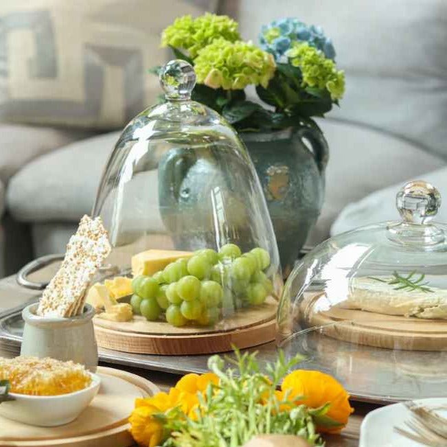 Glass Dome With Wood Base - Tall - Gift & Gather
