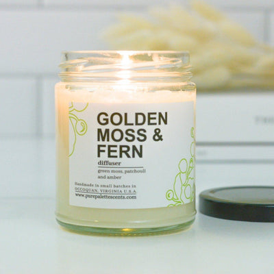 Golden Moss & Fern Soy Candle - Gift & Gather