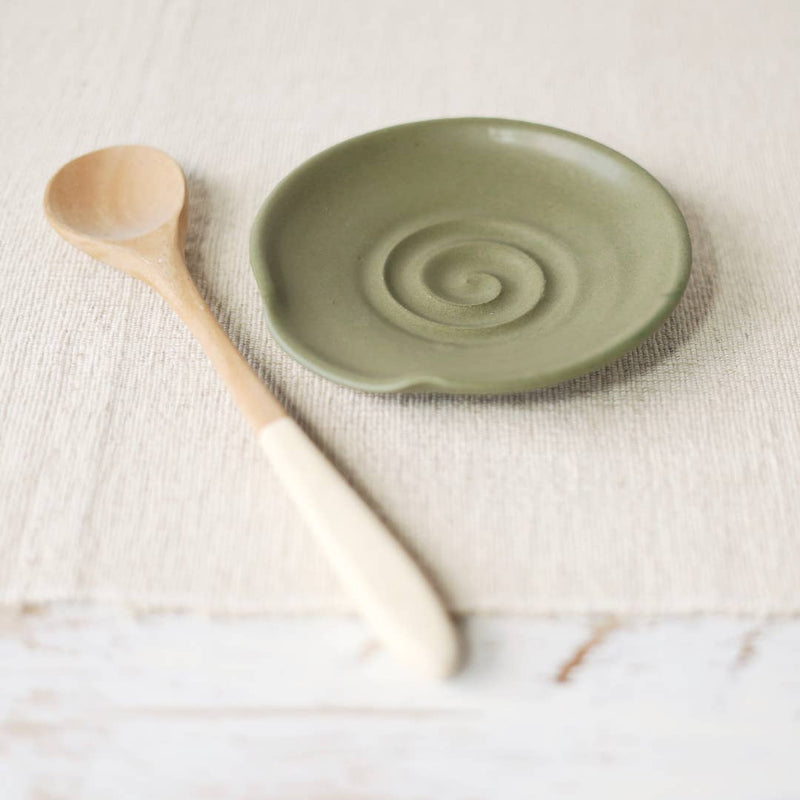 Handmade Pottery Spoon Rest - Gift & Gather
