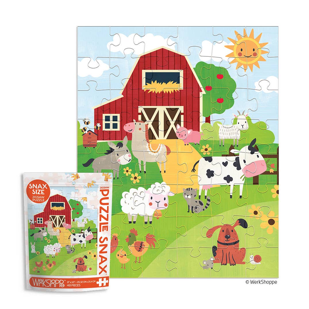 Jigsaw Puzzle - 48 Piece - Farm Life - Gift & Gather