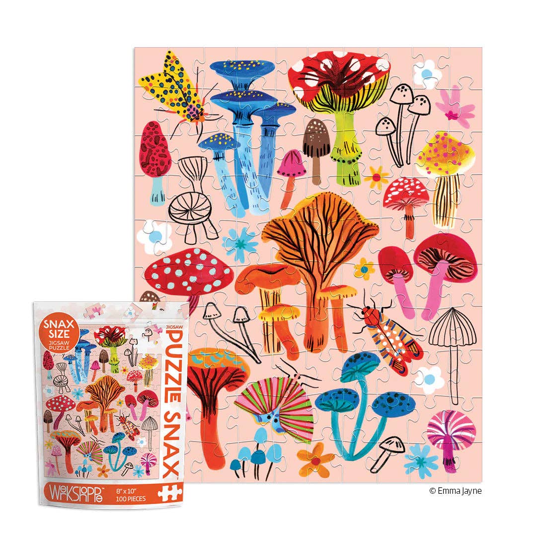Jigsaw Puzzle - Mushroom Patch - 100 Piece - Gift & Gather