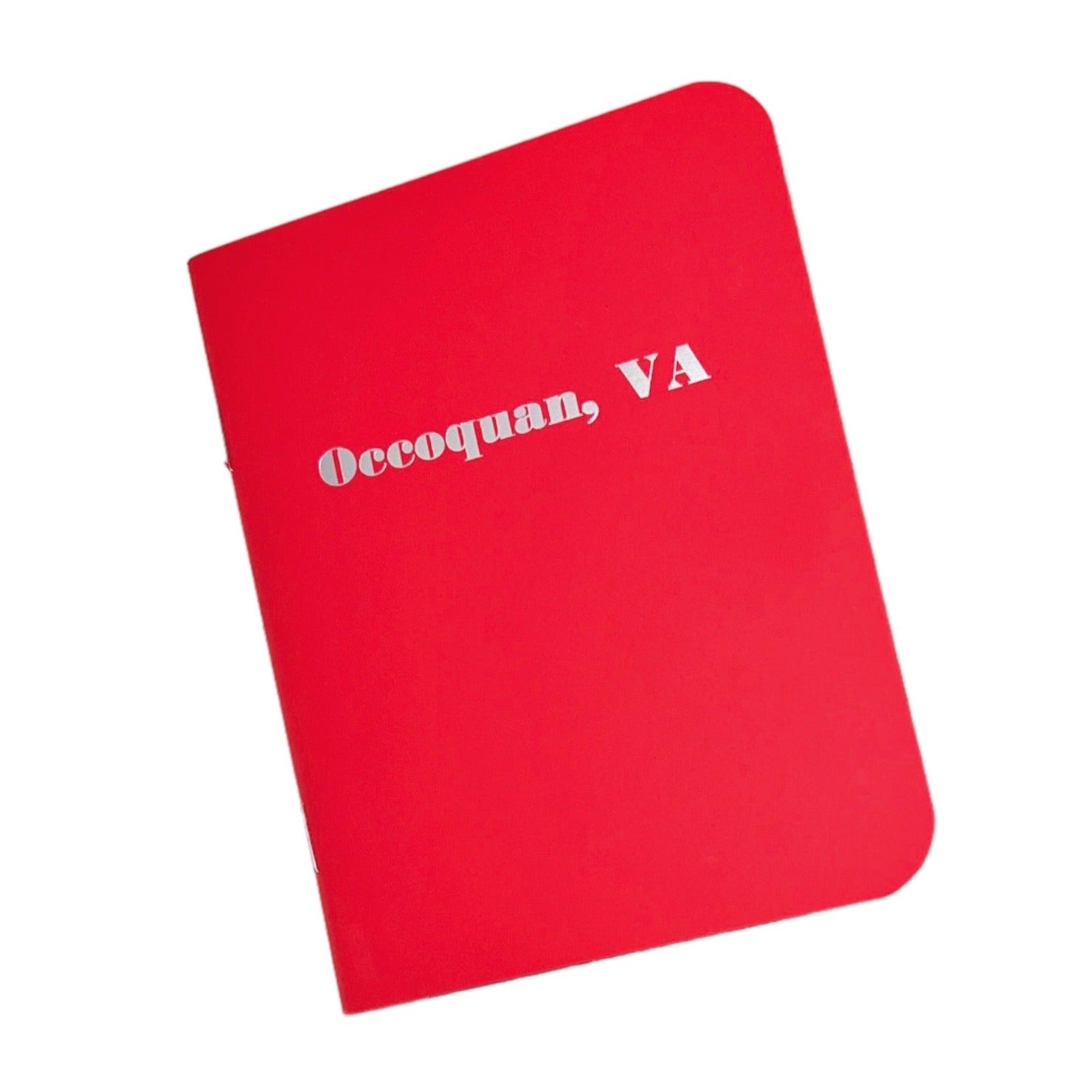 Notebook - Occoquan, VA - Red - Gift & Gather