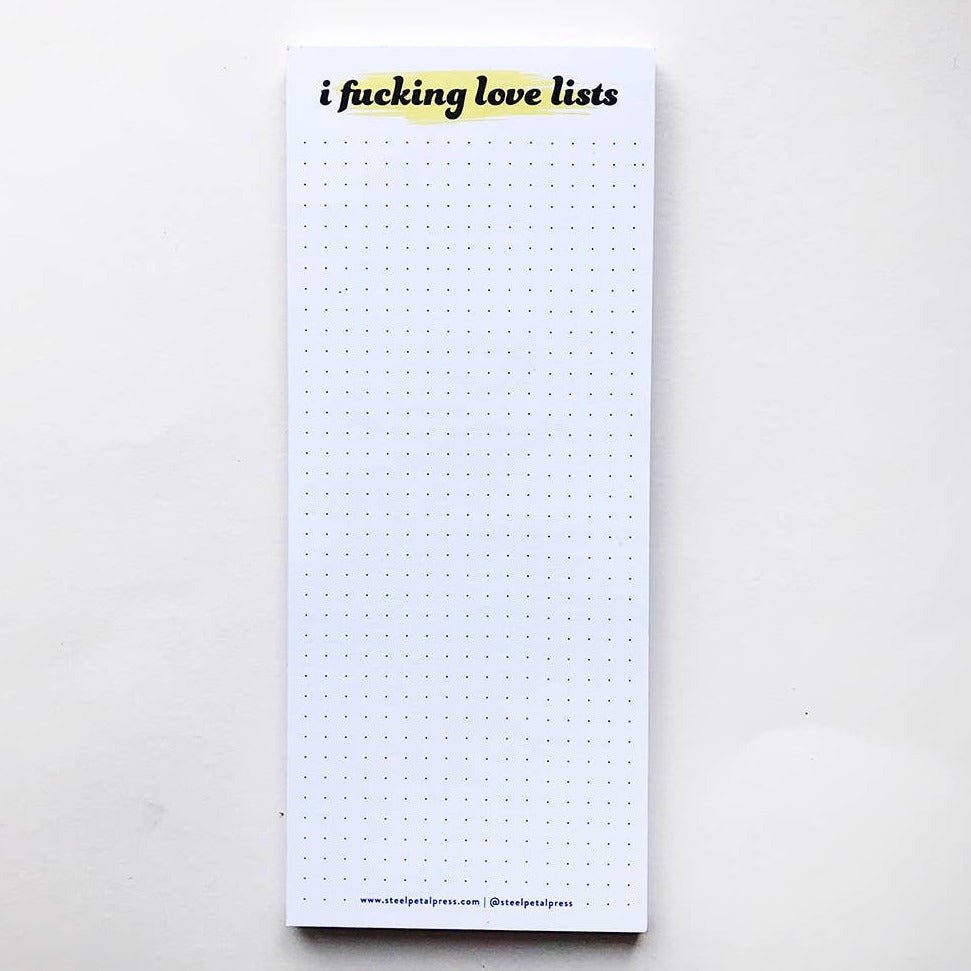 Notepad - Love Lists - Gift & Gather