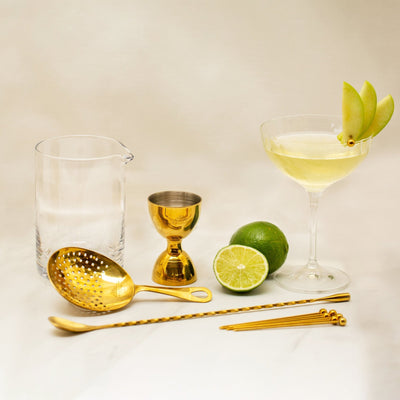 Stirred Cocktail 10 Piece Set - Gold - Gift & Gather