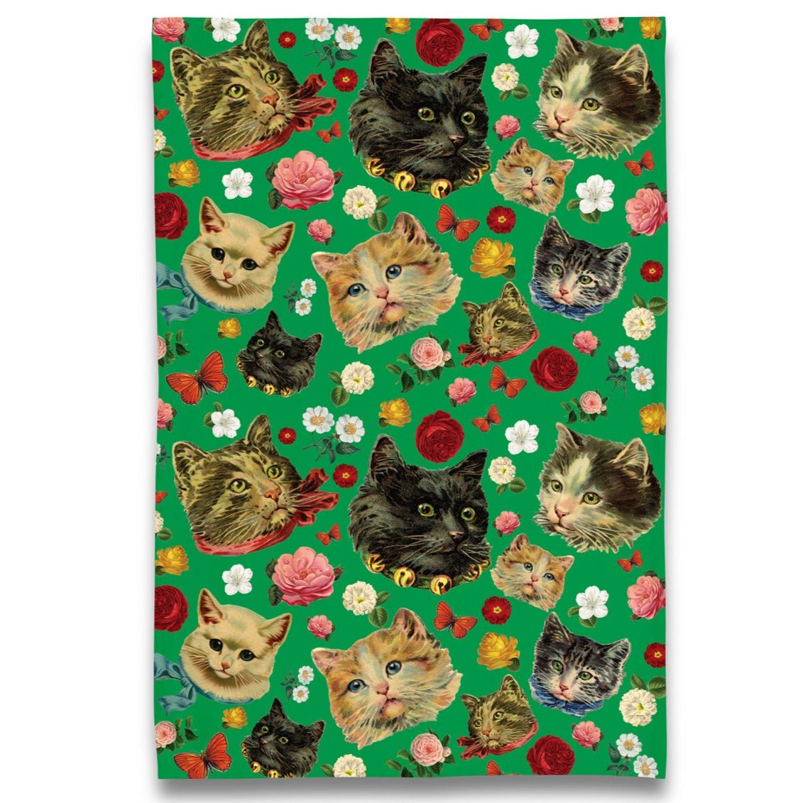 Tea Towel - Kitschy Cats - Gift & Gather