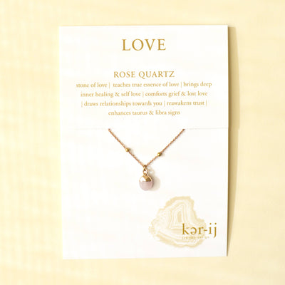 Necklace - Healing Stone with Quote