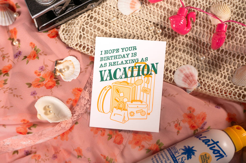 Card - Vacation - Birthday
