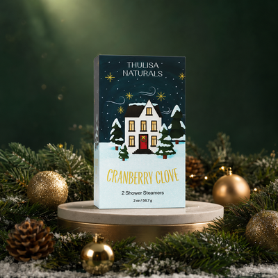 Holiday Shower Steamers - Cranberry Clove