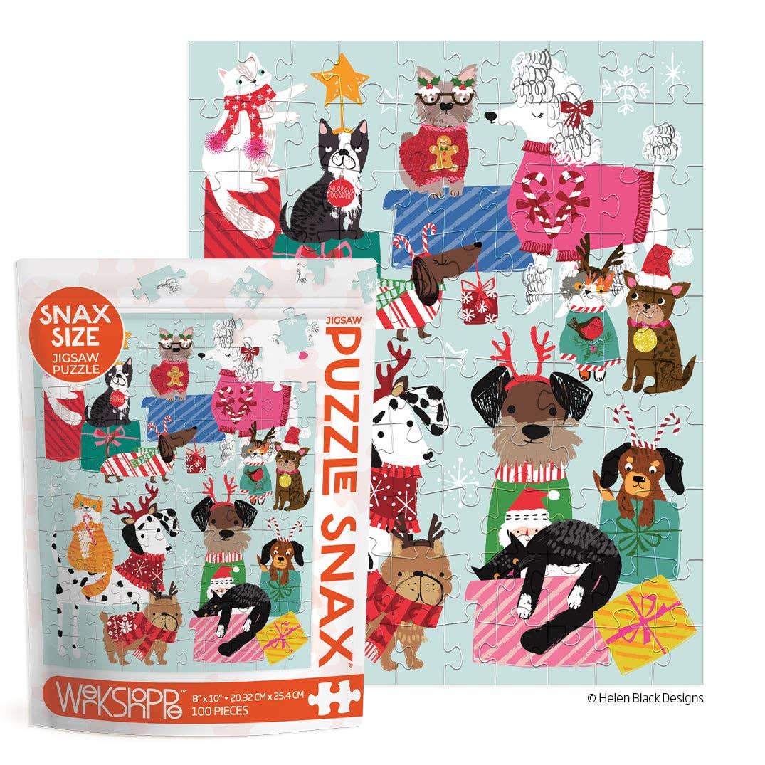 Jigsaw Puzzle -100 Piece - Holiday Gift Exchange