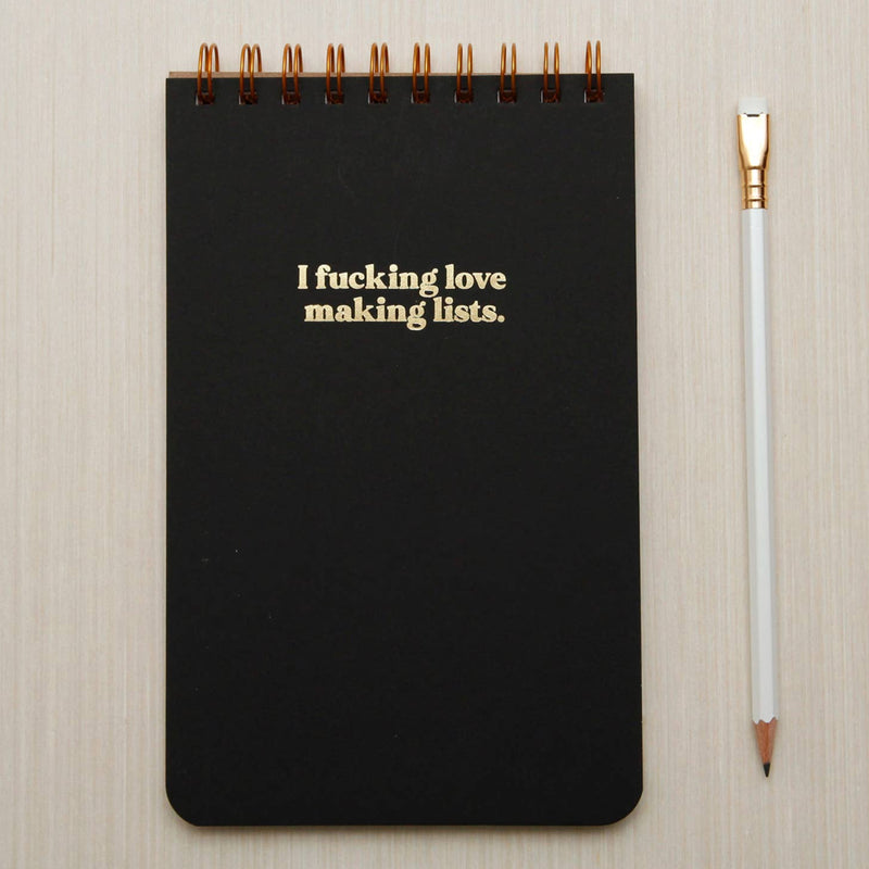Checklist Notepad - I Fucking Love Making Lists