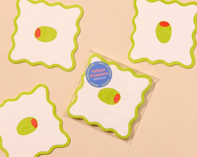 Coasters—Crudité - Olive
