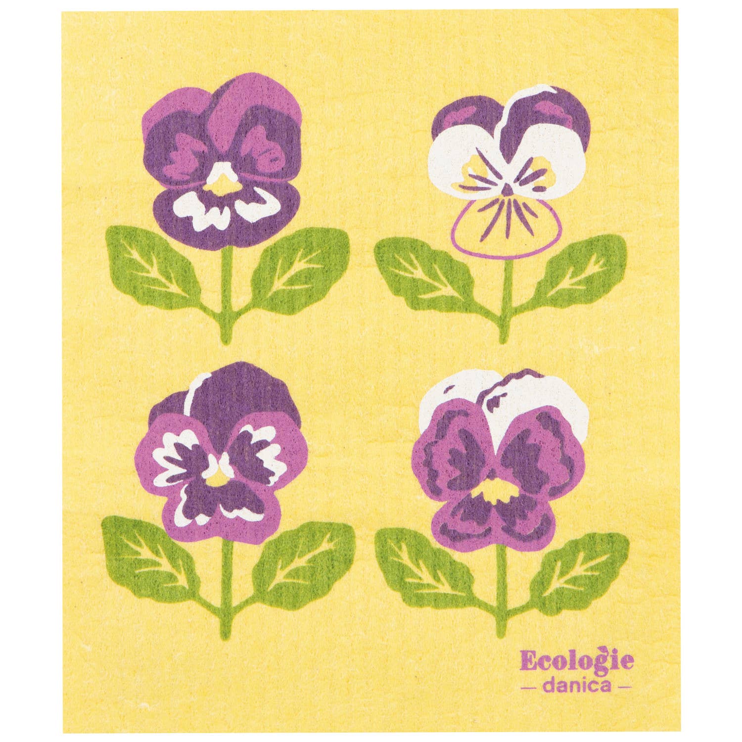 Swedish Dishcloth - Pansy