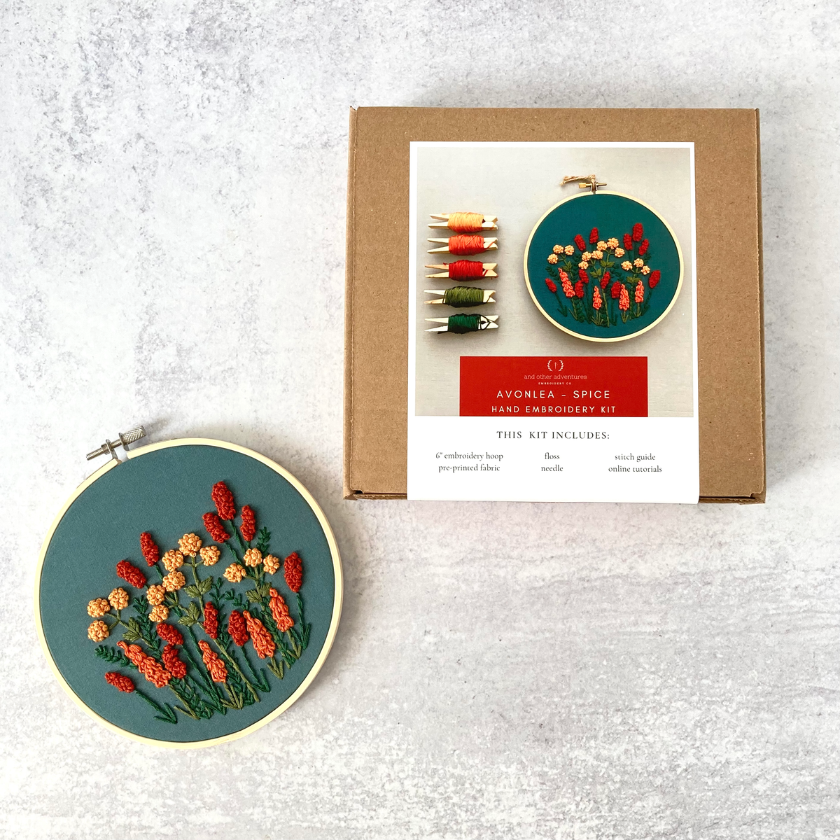 Embroidery Kit  - Avonlea in Spice