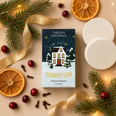 Holiday Shower Steamers - Cranberry Clove