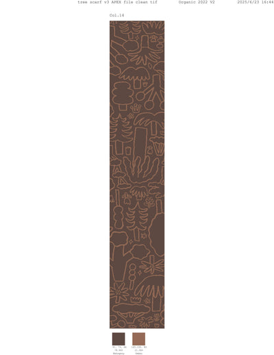 The Woods Are Calling - Knit Scarf - Made in USA: Magnolia in Merino Wool