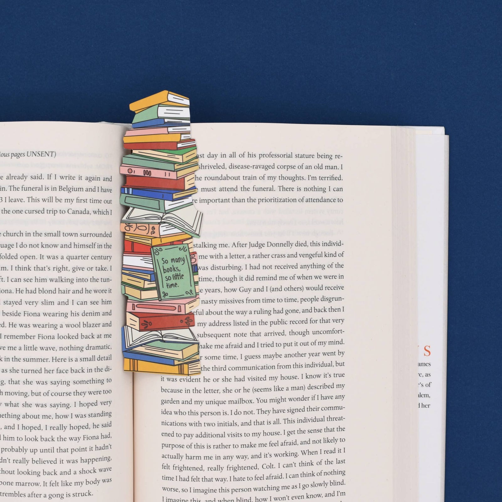 Bookmark - Stack of Books