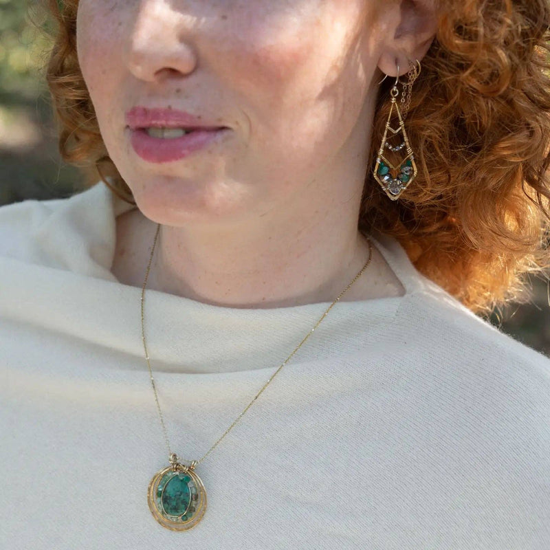 Necklace - Dangerous Curve Turquoise