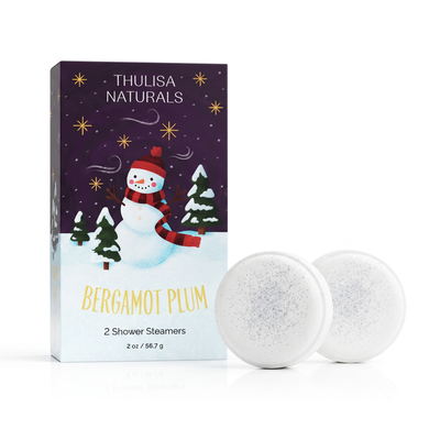 Holiday Shower Steamer Snow Globe Gift Set
