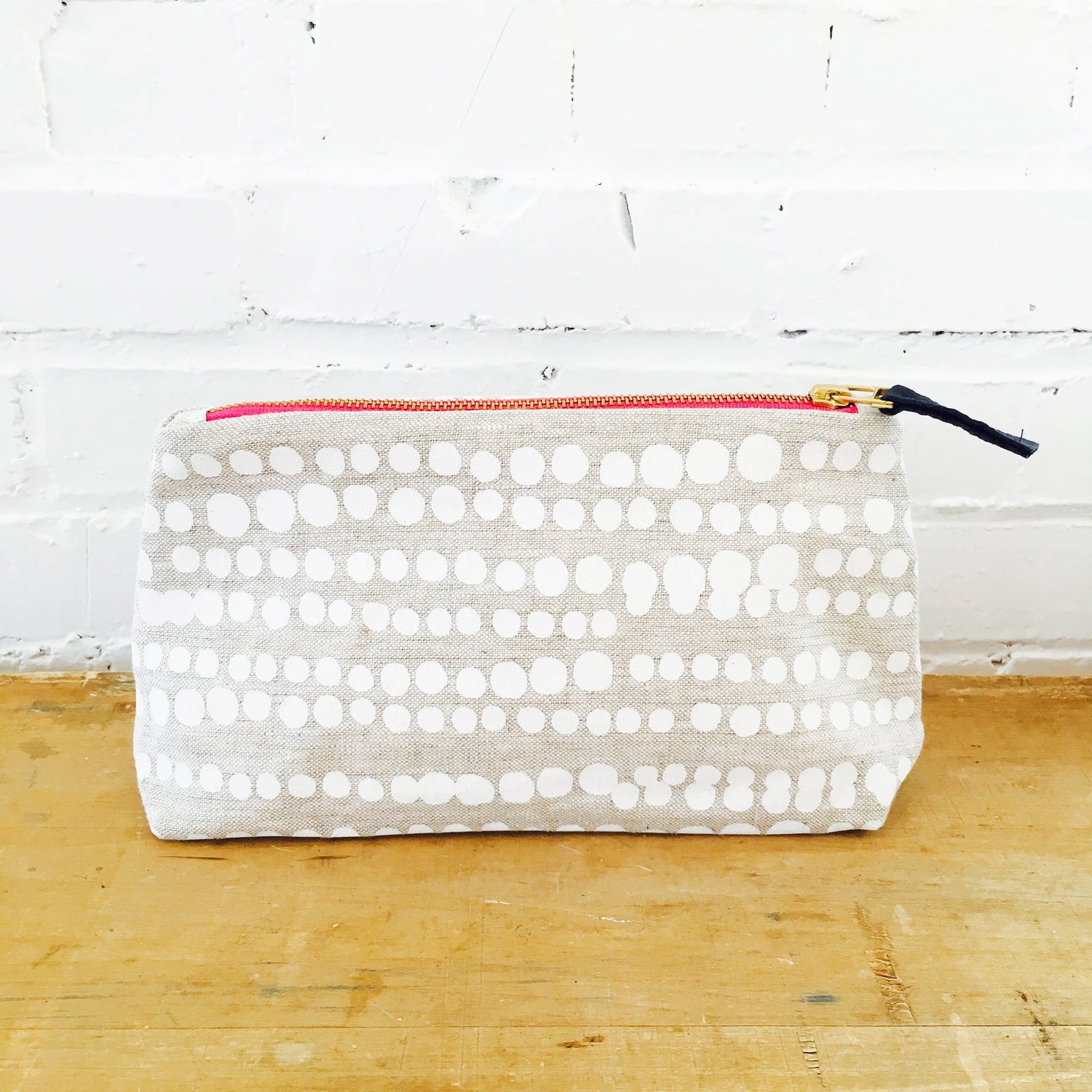 Makeup Bag - Hilary - White