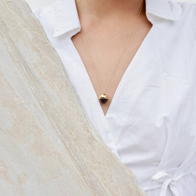 Necklace - Gold Dipped Acorn
