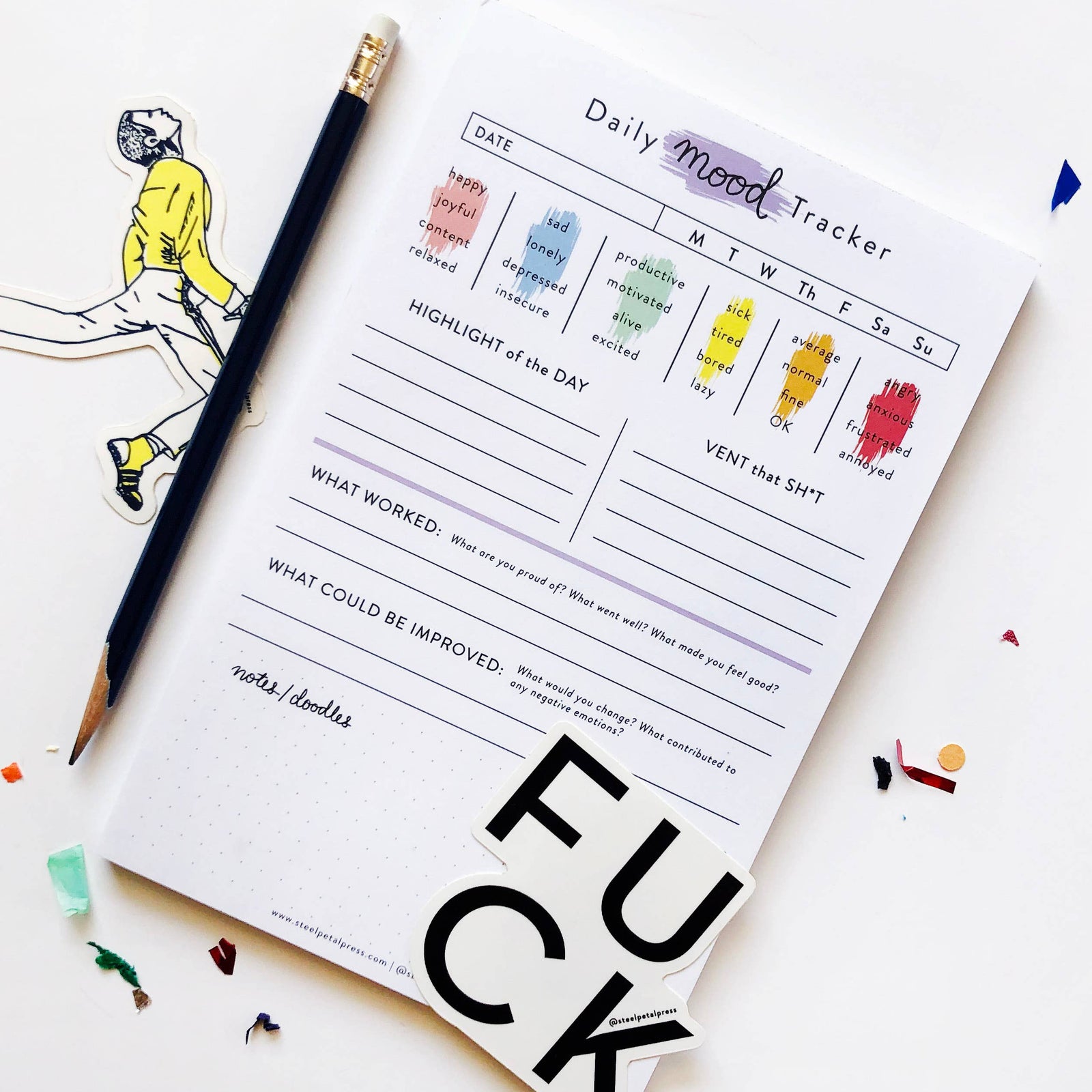 Notepad - Rainbow Mood Habit Tracker