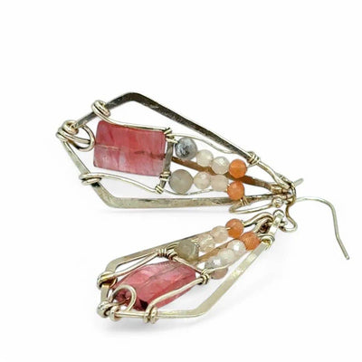 Earrings - Guava Quartz