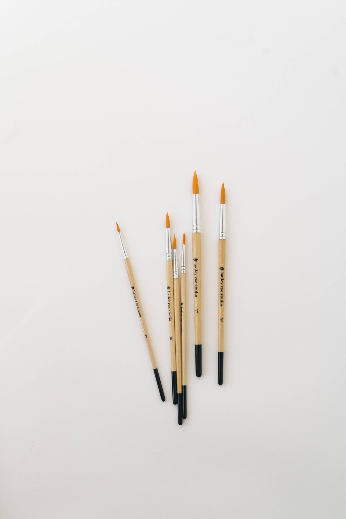 Round Tip Watercolor Brush Set - 6 piece