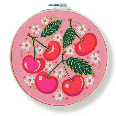 Embroidery Kit - Cherries