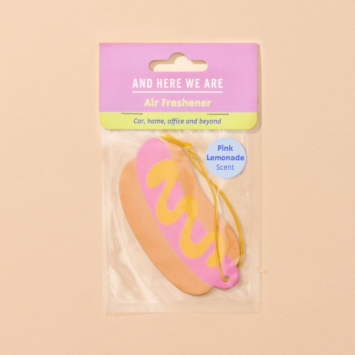 Air Freshener -  Hot Dog - Pink Lemonade Scent