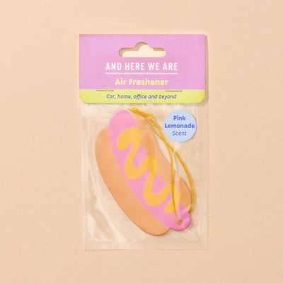 Air Freshener -  Hot Dog - Pink Lemonade Scent