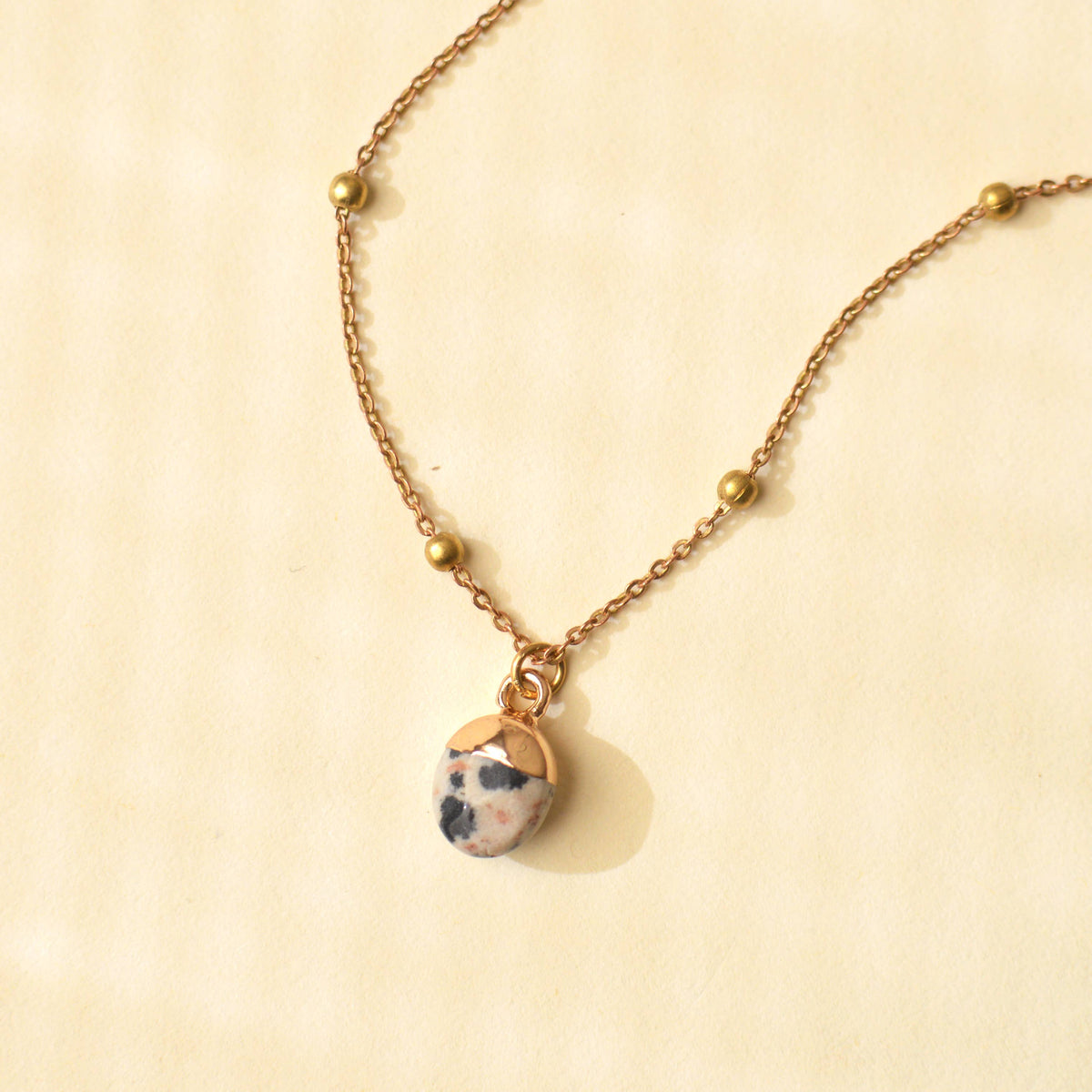 Necklace - Healing Stone with Quote