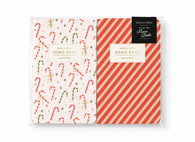 Pocket Notebooks - Candy Cane/Candy Stripes