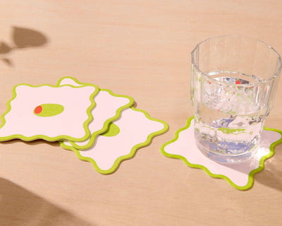 Coasters—Crudité - Olive