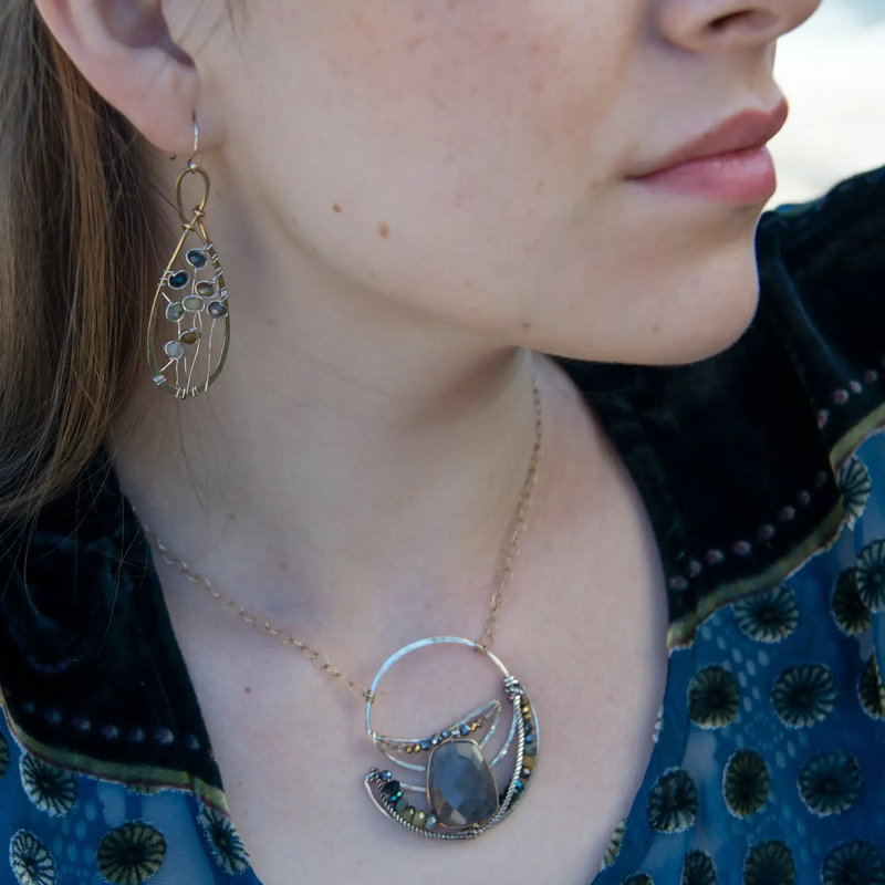 Earrings - Wildflower Cat's Eye