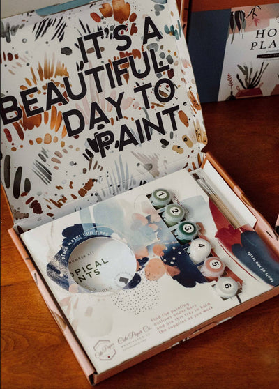 Paint-By-Numbers kit - Tropical Garden