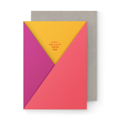 Card - Brilliant Birthday Pocket