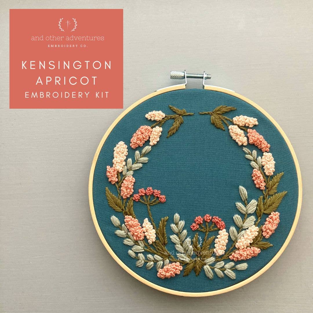 Embroidery Kit - Kensington Apricot