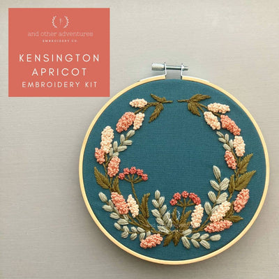 Embroidery Kit - Kensington Apricot