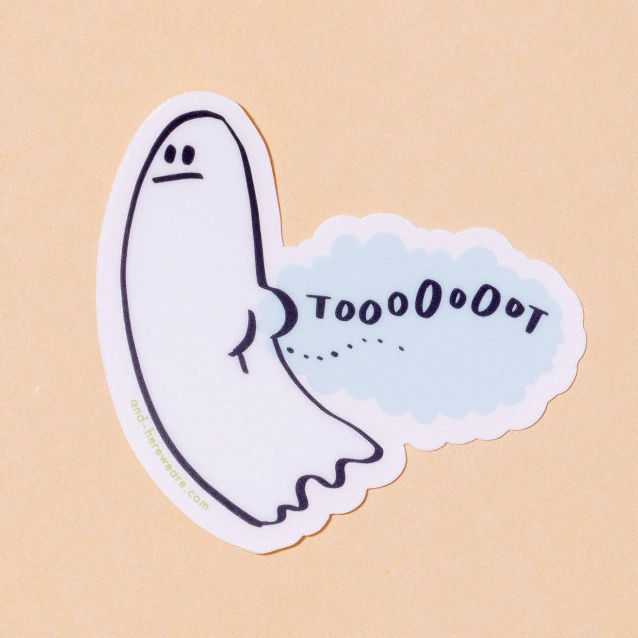Sticker—Tootin' Ghost