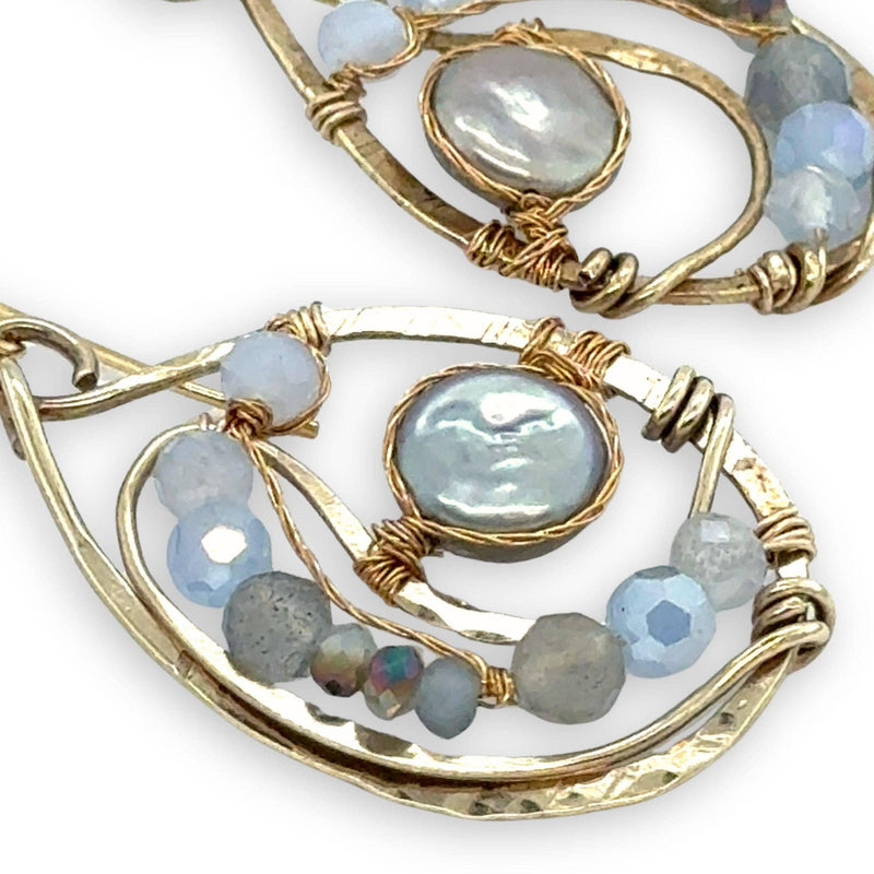 Earrings - Celestial Pearl