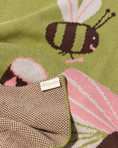 Bug Band - Knit Baby & Kid's Blanket - Cotton - Made in USA: Summer in Egyptian Cotton