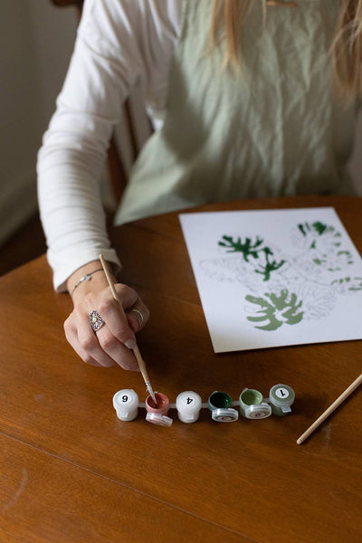 Paint-By-Numbers kit - Tropical Garden