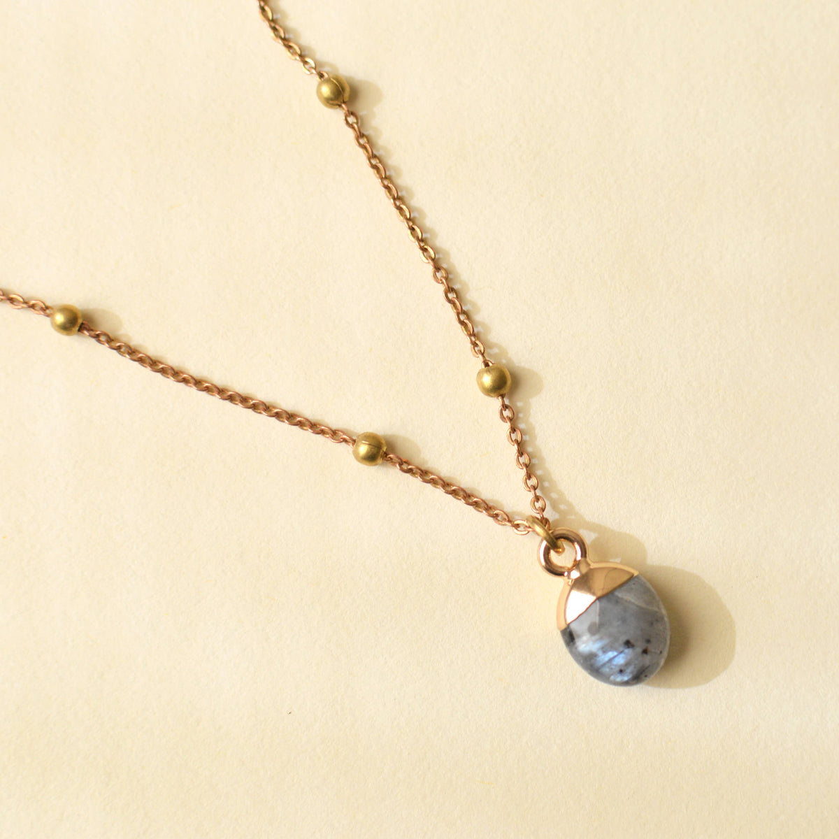 Necklace - Healing Stone with Quote